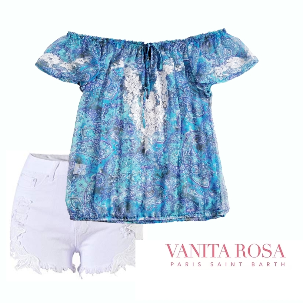 Vanita Rosa Silk Top